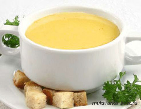 Рецепт сырного супа в мультиварке