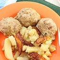 Дуэт - рецепт картофель и мясо в мультиварке