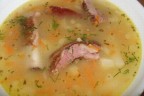 Сырный суп со свиными ребрами в мультиварке