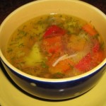 Суп из свинины с овощами