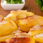 Картошка с салом и луком