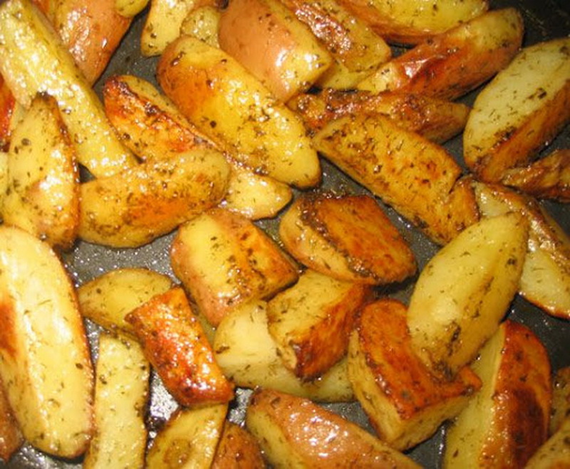 Праздничная картошка в мультиварке