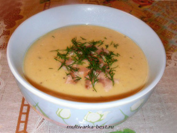 Картофельный суп-пюре - рецепт в мультиварке