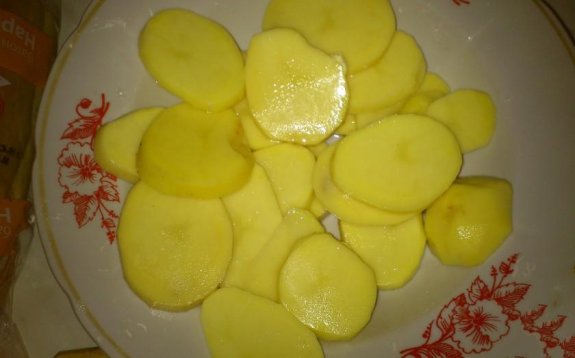 Картофель в молоке под сыром в мультиварке2